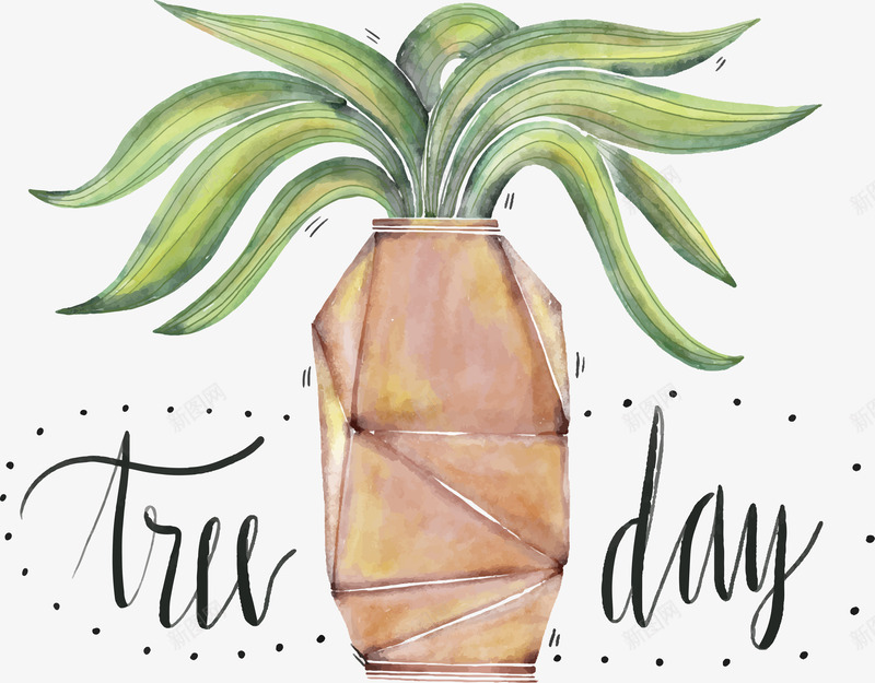 装饰室内植物叶子画创作png免抠素材_88icon https://88icon.com 创作 叶子 室内植物 画 装饰