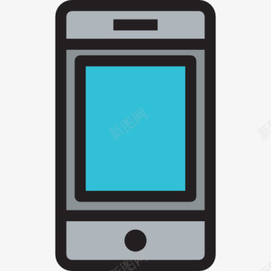 iPhone模板智能手机图标图标