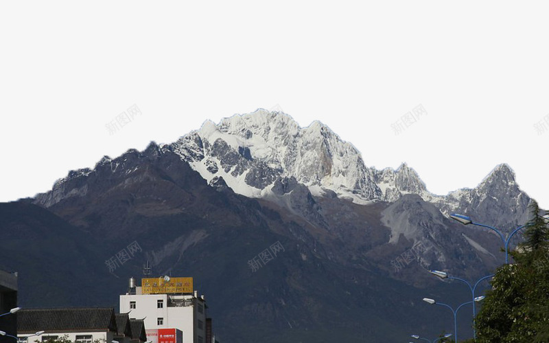 玉龙雪山矢量图eps免抠素材_88icon https://88icon.com 玉龙 美丽 雪山 风景 矢量图