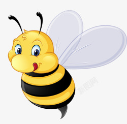 嘴馋蜜蜂素材