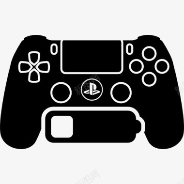 索尼ps4PS4低电池状态符号游戏控制界面图标图标