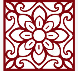 古典中式花纹花边素材