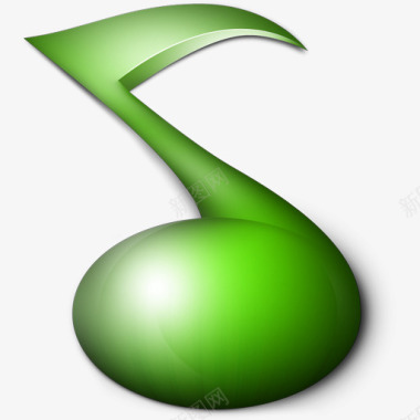 绿色音乐原创音乐图标图标