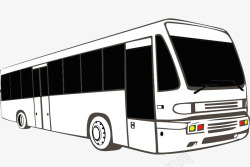 英国bus现代bus客车psd素材