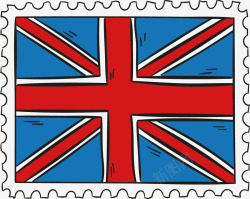 英国国旗邮票素材