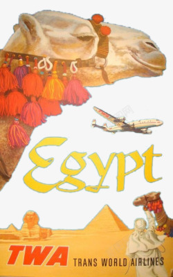 埃及风情骆驼沙漠金字塔素材