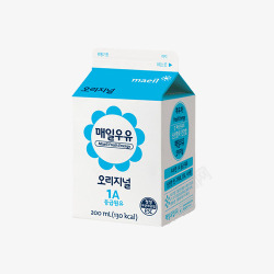 一盒韩式酸奶素材