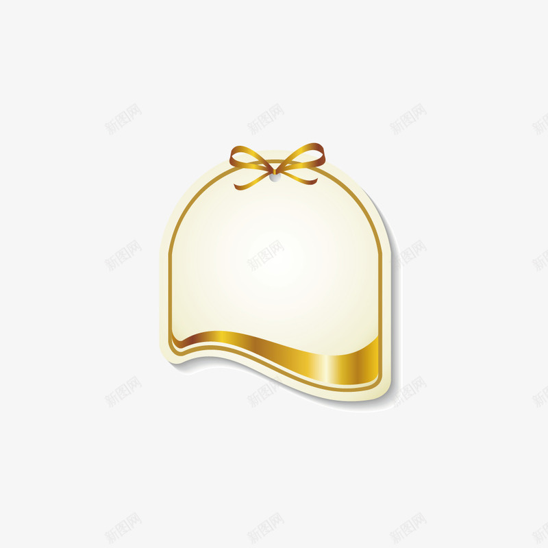 金色精美吊牌边框png免抠素材_88icon https://88icon.com 产品促销 产品包装 产品边框 促销海报 包装设计 吊牌 挂牌 淘宝促销 电商促销 蝴蝶结 金色蝴蝶结