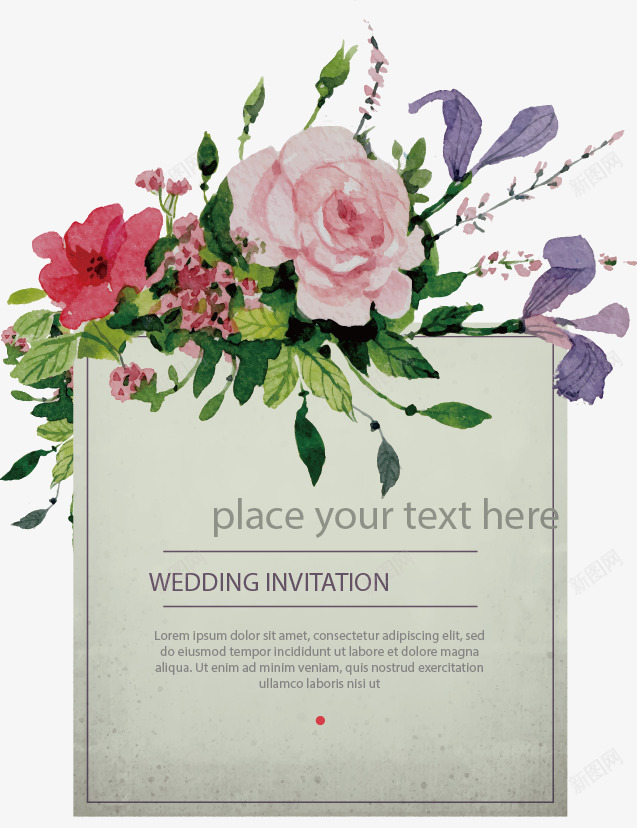 手绘信纸花朵png免抠素材_88icon https://88icon.com 信纸 手绘