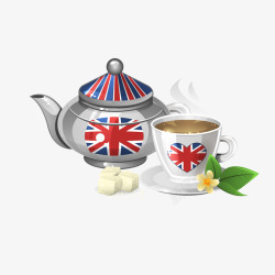 英国风格茶壶素材