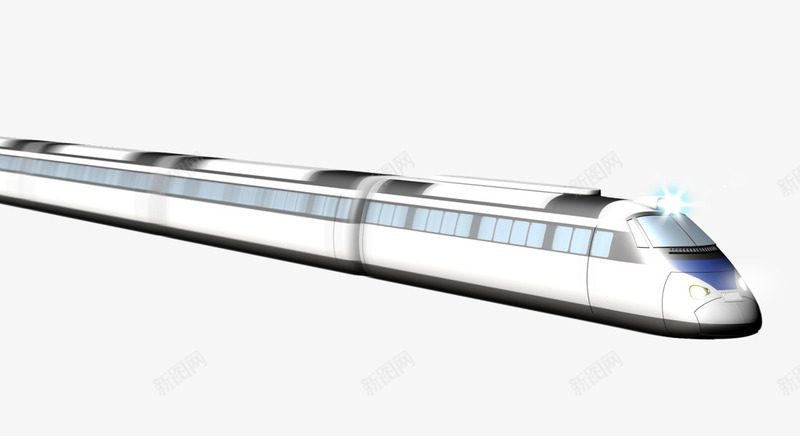 高铁列车psd免抠素材_88icon https://88icon.com 交通 列车 动车 和谐号 火车 高速 高铁