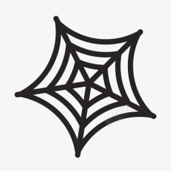 万圣节恐怖可怕的蜘蛛Web万圣节素材