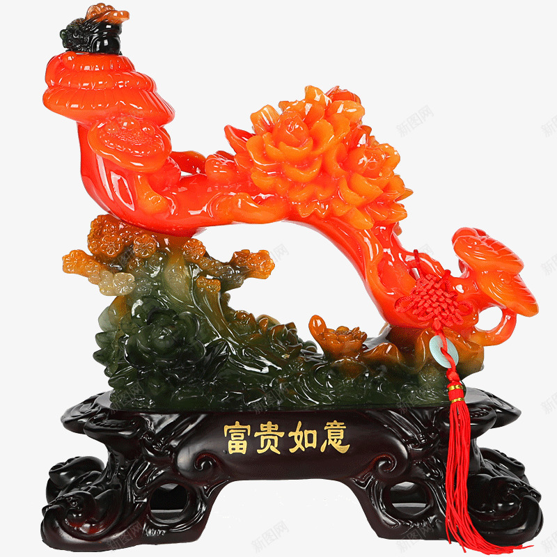 玉如意png免抠素材_88icon https://88icon.com 产品实物 如意 工艺品 摆件 摆设 玉石 装饰 雕刻