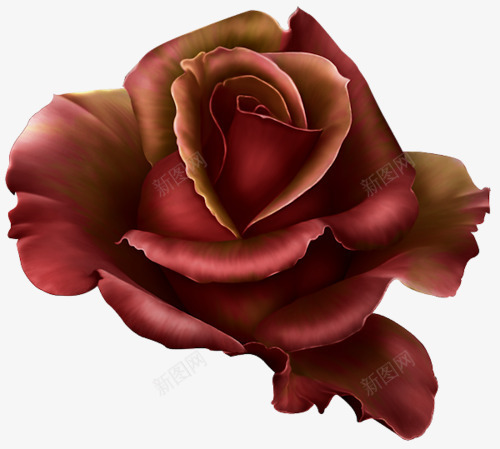 立体彩绘玫瑰花红色花朵装饰png免抠素材_88icon https://88icon.com 彩绘 玫瑰花 立体 红色 花朵 装饰