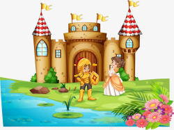 童话故事的城堡素材