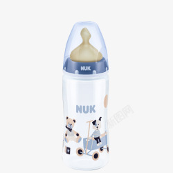 NUK蓝色奶瓶素材
