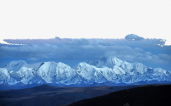 四川贡嘎山雪山五素材