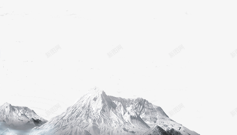 雪山元素png免抠素材_88icon https://88icon.com 免费png素材下载 山 雪 雪山