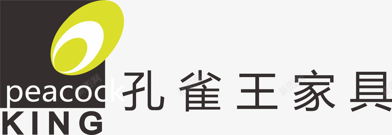 孔雀王家具品牌logo矢量图图标图标
