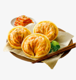 韩式泡菜水饺素材