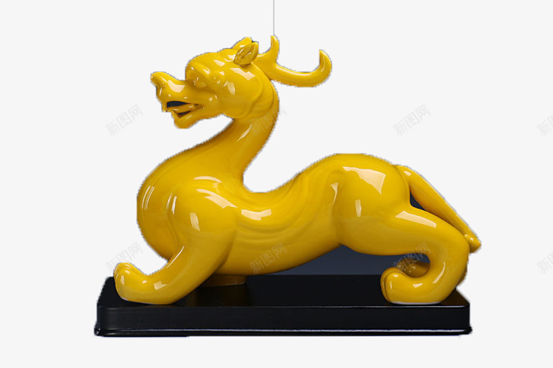 黄色的艺术品png免抠素材_88icon https://88icon.com 摆件 艺术品 装饰品 镇纸