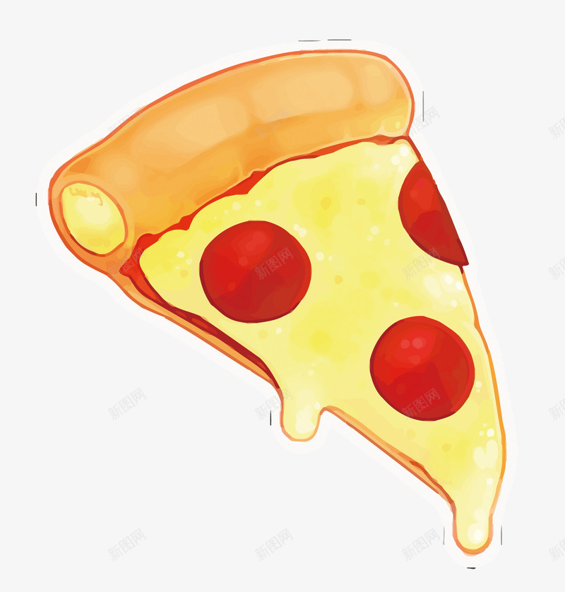 卡通美食披萨png免抠素材_88icon https://88icon.com 卡通 手绘 披萨PNG矢量图 披萨免扣PNG图 披萨矢量 火腿 芝士