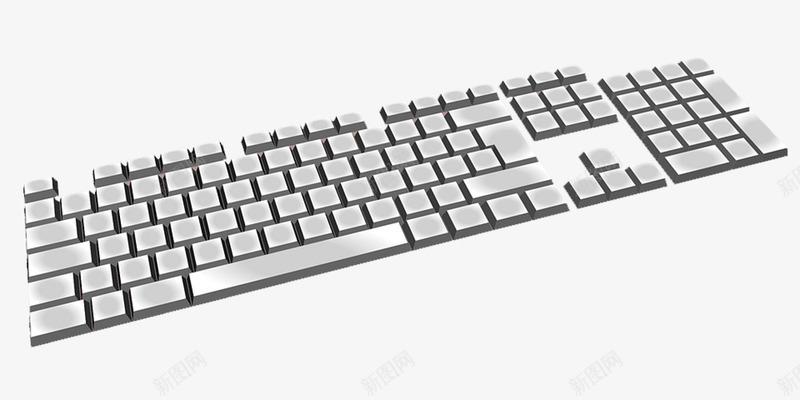 键盘简单极简png免抠素材_88icon https://88icon.com 极简 简单 设计 键盘