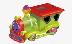 儿童玩具小火车卡通图素材