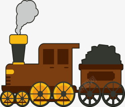 运煤小火车上世纪款式素材