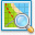 景区地图地图放大图标图标