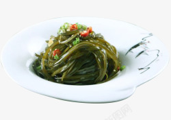 韩式美味凉拌海带丝透明素材