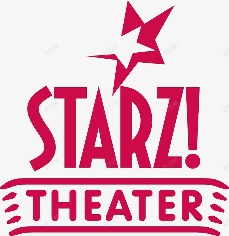 红色starz标志矢量图ai免抠素材_88icon https://88icon.com starz 星星 标志设计 玫红标志 矢量图