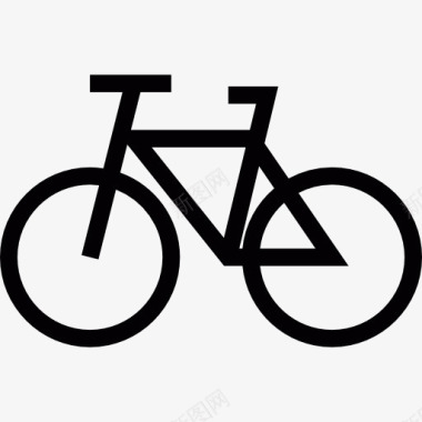 自行车自行车的象征图标图标