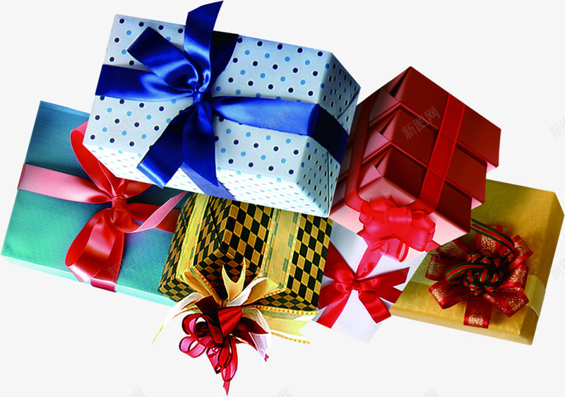 彩色商场活动礼物png免抠素材_88icon https://88icon.com 商场 彩色 活动 礼物