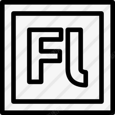 品牌创意AdobeFlashPlayer图标图标