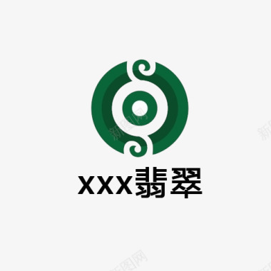 中山大学圆形logo某某品牌翡翠标志图标图标