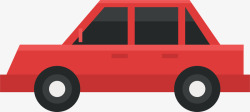 小型SUV红色小型奔驰矢量图高清图片