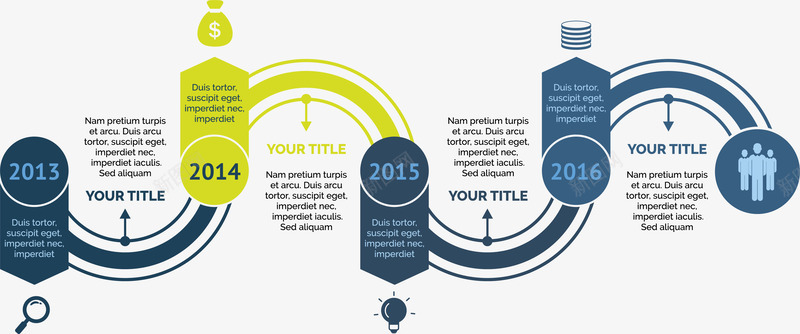 时间轴流程图png免抠素材_88icon https://88icon.com 信息图表 时间轴 时间顺序 流程图