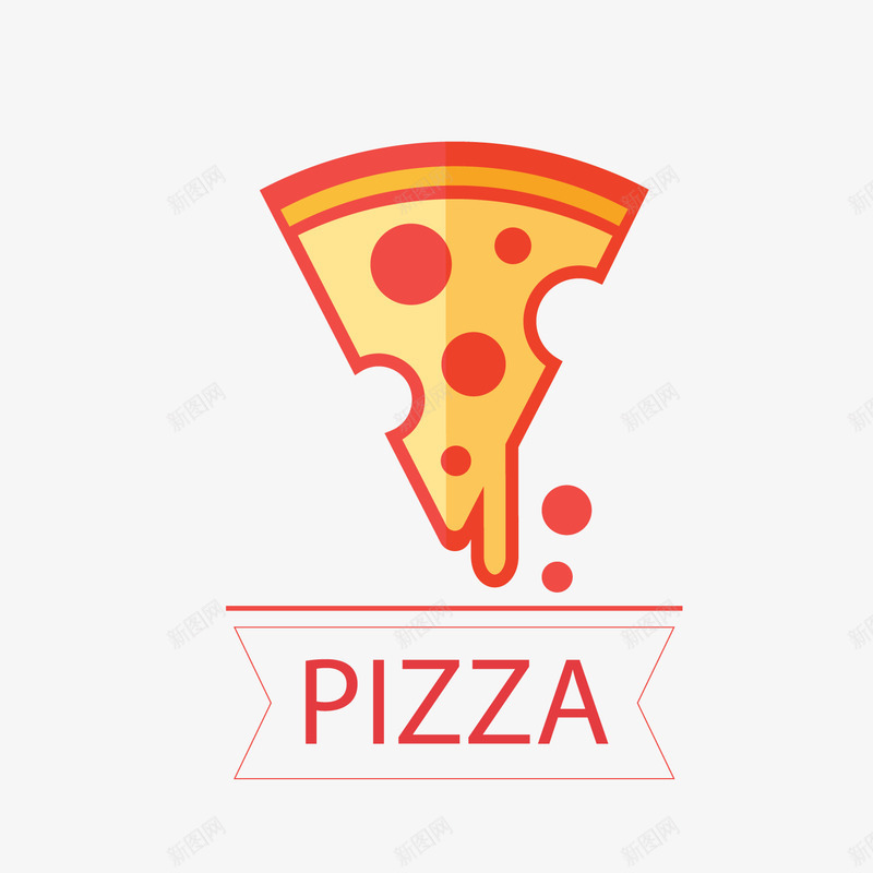 红色卡通披萨背景装饰png免抠素材_88icon https://88icon.com pizza 卡通披萨 披萨标签 文案 文案背景 背景装饰 食物