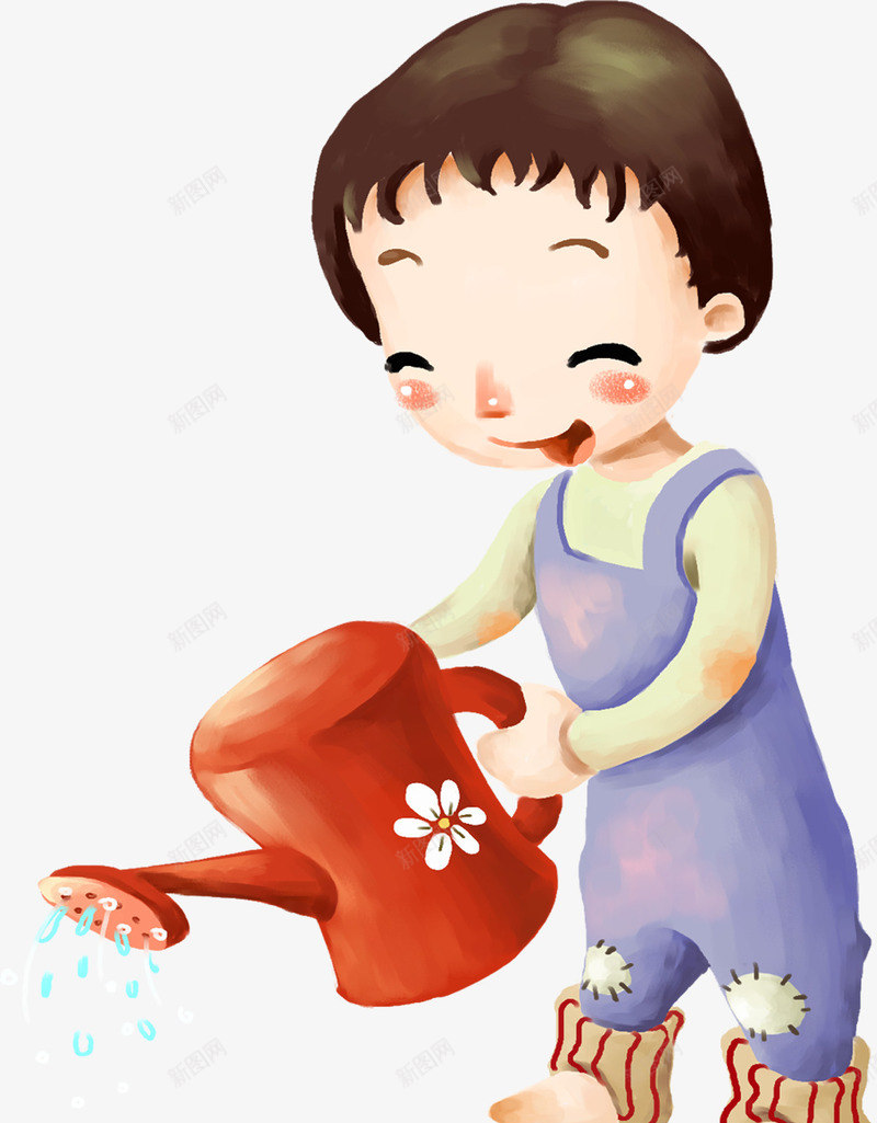 水彩手绘母亲插图png免抠素材_88icon https://88icon.com 插图 母亲 水彩