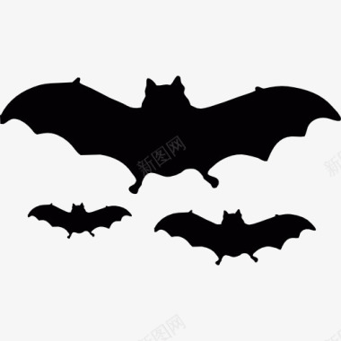 蝙蝠飞图标图标