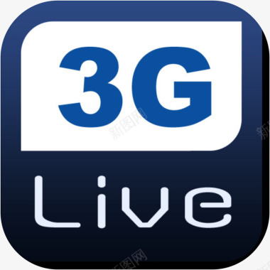 手机简书社交logo应用手机3GLive应用图标图标