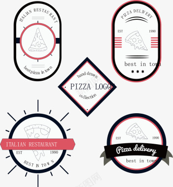创意披萨logo矢量图图标图标