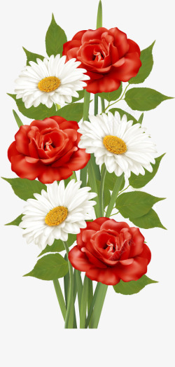 一把美丽的花束素材