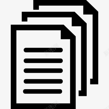 空白文本文件符号图标图标