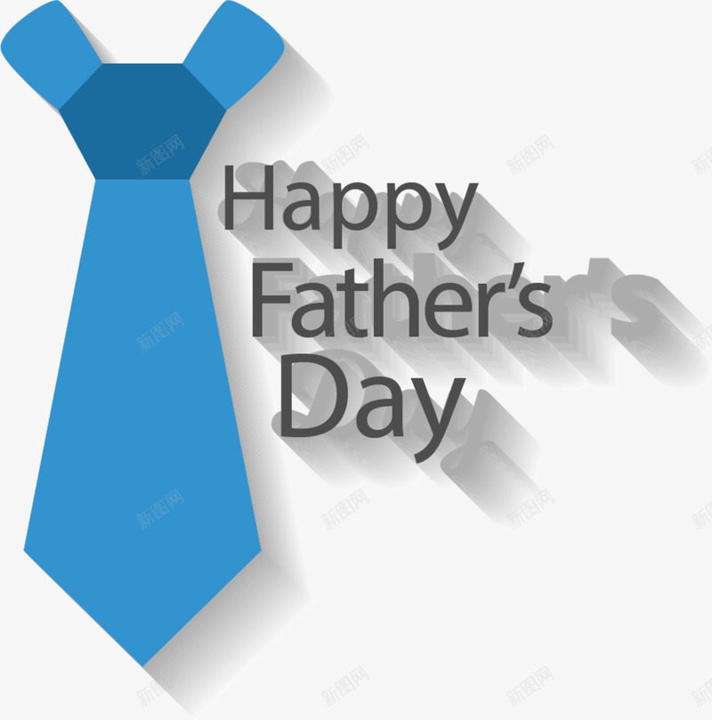 父亲节快乐蓝色领带png免抠素材_88icon https://88icon.com day father happy 父亲节快乐 蓝色领带 领带装饰