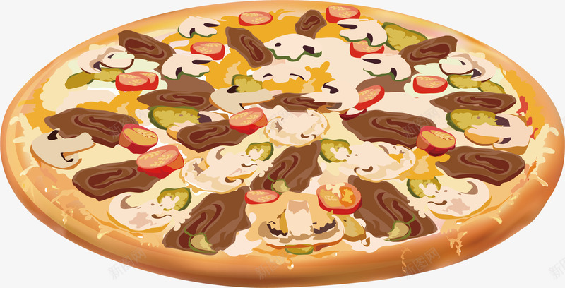 食物意式美食披萨矢量图ai免抠素材_88icon https://88icon.com 意式披萨 意式美食披萨 手绘披萨 披萨 榴莲披萨 水果披萨 美食 矢量图