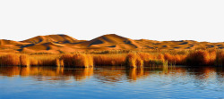 内蒙古腾格里沙漠风景大图素材
