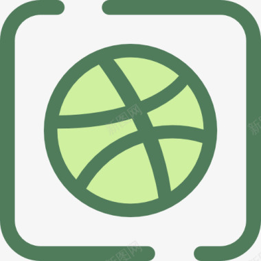 网络星期一Dribbble图标图标