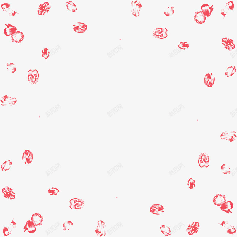 粉色手绘优雅边框png免抠素材_88icon https://88icon.com 优雅 粉色 边框